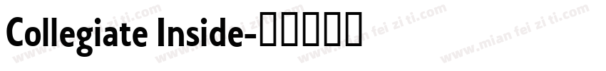 Collegiate Inside字体转换